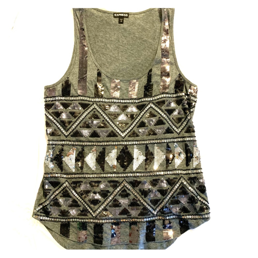 Express Sequin Tank